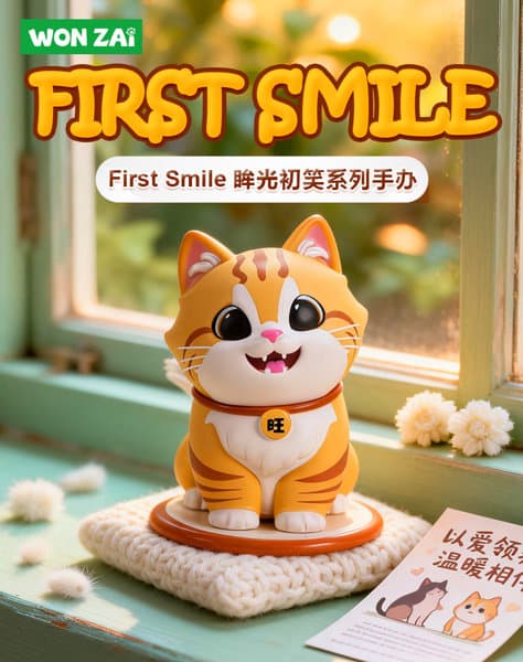 【BOX販売】WONZAI First Smile（ファースト・スマイル）シリーズ トレーディングフィギュア（1BOX=6個入）