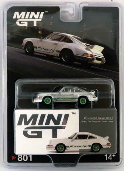 ポルシェ 911 カレラ RS 2.7 グランプリホワイト/グリーンリバリー 左ハンドル
