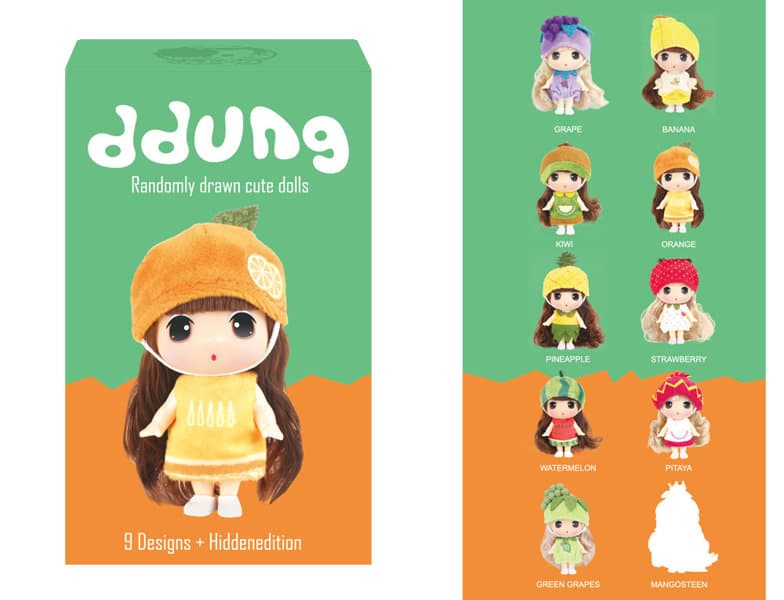 【BOX販売】ddung「Fruit Baby」SM-001 （全9種＋1） 1BOX:9個入