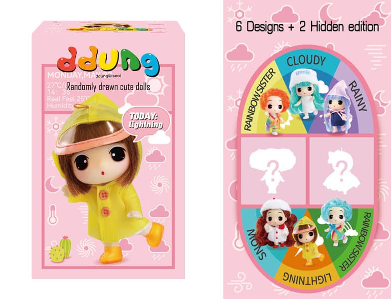 【BOX販売】ddung「Weather doll」SM-005 （全6種＋2） 1BOX:6個入