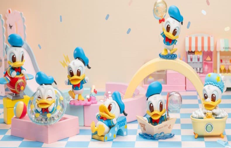 【BOX販売】ディズニー ドナルドダック 90周年 童心シリーズ（1BOX=6個入）