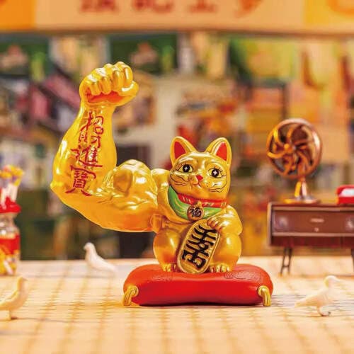【BOX販売】大力招き猫（1BOX=6個入）