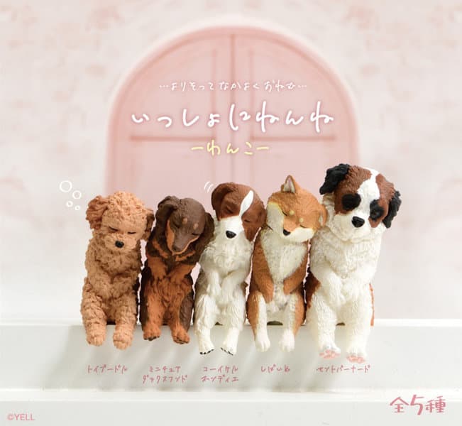 【BOX販売】いっしょにねんね わんこ （全5種） 1BOX:10個入