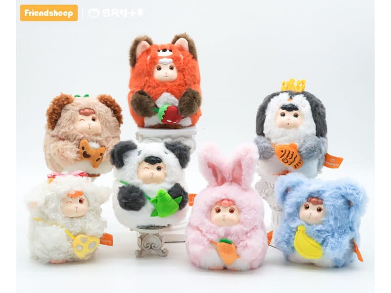 【BOX販売】夢の町シリーズ ぷにぷにおしりぬいぐるみブラインドボックス（1BOX=6個入）