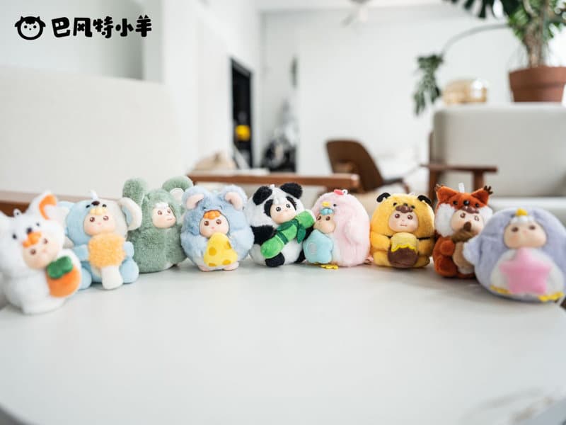 【BOX販売】小さな動物園シリーズ ぬいぐるみモンスターボックス（1BOX=8個入）