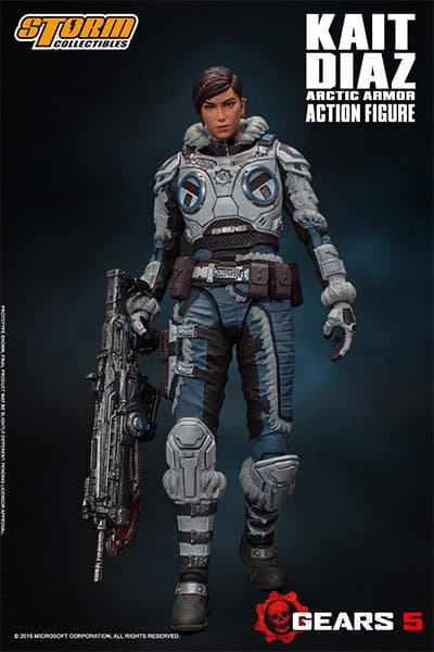 Gears 5 （ギアーズ5） アクションフィギュア ケイト・ディアス アークティックアーマー