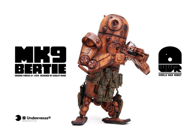 Underverse 1/6 World War Robot series Action Figure DESERT ALPHA BERTIE MK9