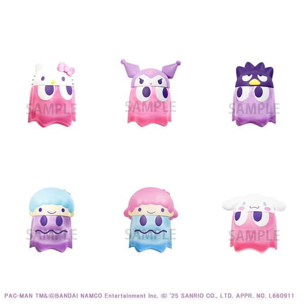 【BOX販売】パックマン×サンリオキャラクターズ ちびコレクトフィギュアVol.2 クリアカラーver.