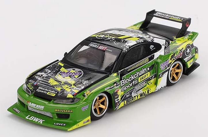 Nissan シルビア（S15） LB-Super Silhouette ＃555 V2 2024 Formula Drift Japan（右ハンドル）