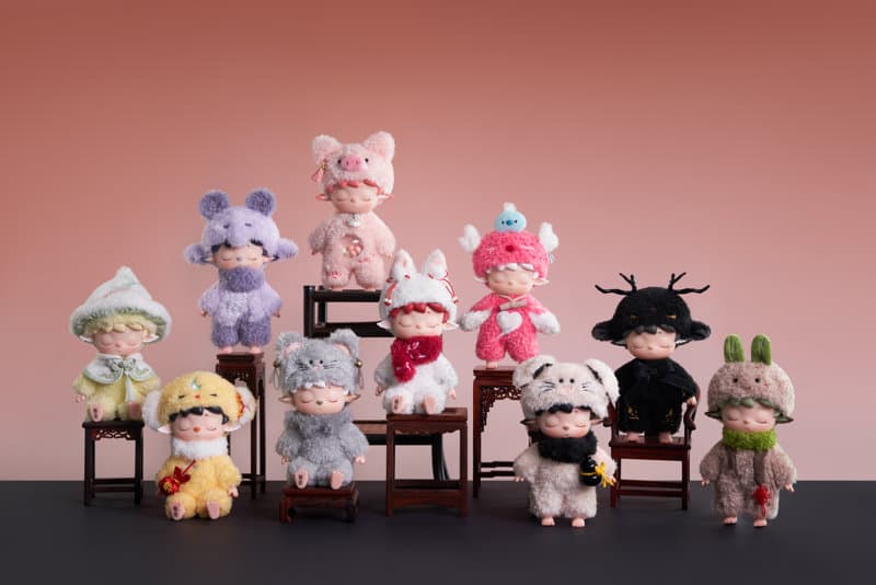 【BOX販売】Heyone MIMI ミミ「のんびりの妖怪ちゃん」シリーズソフビぬいぐるみ ブラインドボックス（1BOX=9個入）