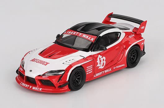 LB★WORKS GR スープラ レッド/ホワイト（左ハンドル）