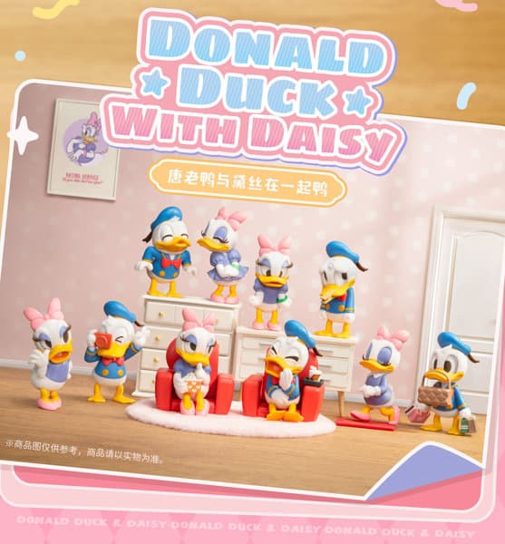 【BOX販売】52TOYS BLINDBOX ドナルドダック デイジーと一緒（1BOX=8個）