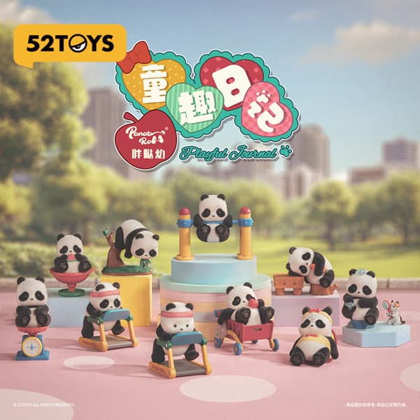 【BOX販売】52TOYS BLINDBOX Panda Roll プレイフル ジャーナル（1BOX=8個）