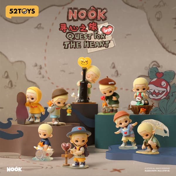 【BOX販売】52TOYS BLINDBOX NOOK ハートの探求（1BOX=8個）