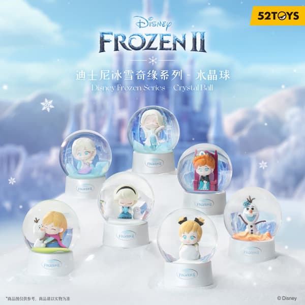 【BOX販売】52TOYS BLINDBOX ディズニー アナと雪の女王2 クリスタルボール(1BOX=6個)