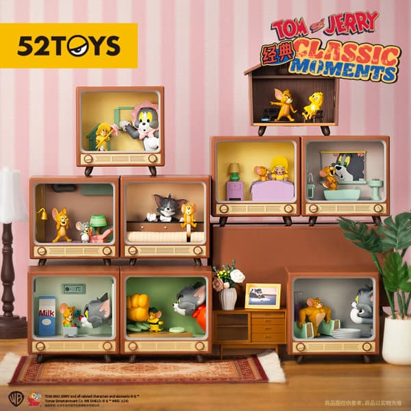 【BOX販売】52TOYS BLINDBOX トムとジェリー クラシックモーメント（1BOX=8個）