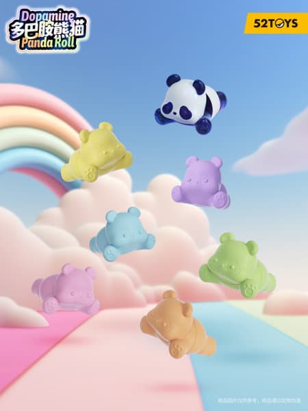 【BOX販売】52TOYS BLINDBOX PANDA ROLL ドーパミンパンダ（1BOX=6個）