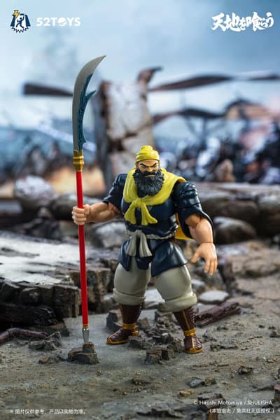 52TOYS FIGLITEシリーズ 天地を喰らう 関羽雲長 1/18スケールアクションフィギュア