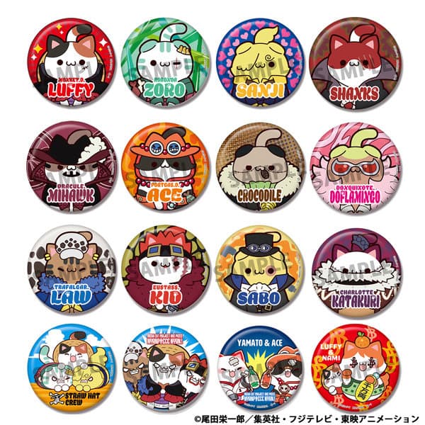 【BOX販売】【再販】MEGA CAT PROJECT ワンピース ニャンピースニャーン！ 缶バッジコレクション