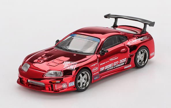 Toyota スープラ （A80） GT-300 Top Secretレッドクロム（右ハンドル）
