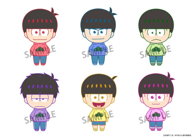 【BOX販売】にょきんと『おそ松さん』マスコットフィギュア （全6種） 1BOX:6個入