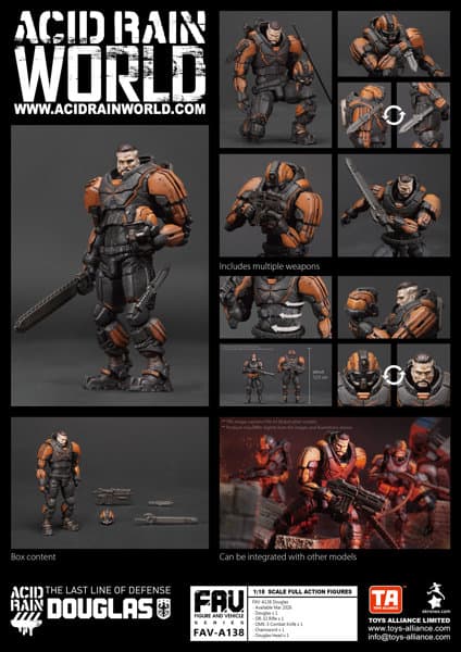 TOYS ALLIANCE LIMITED アシッドレイン 1/18スケール FAV-A138 ダグラス