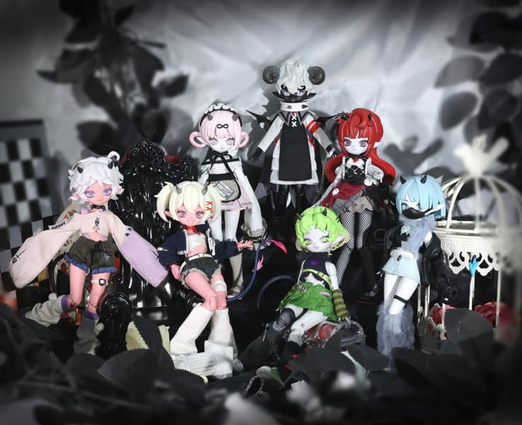 【BOX販売】デビルホーン BJD ブラインドドール （全6種＋1） 1BOX:6個入