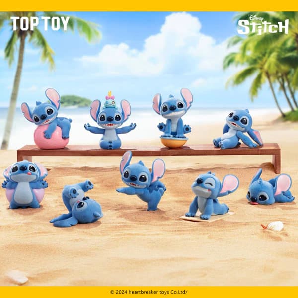 【BOX販売】ディズニー スティッチ 元気ヨガ フィギュアコレクション（1BOX=8個入）