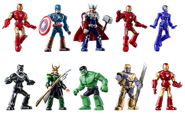 【BOX販売】Blokees Figures - マーベル ギャラクシー・ヒーローズ01 マーベル インフィニティ・サーガコレクション（1BOX=9個入）