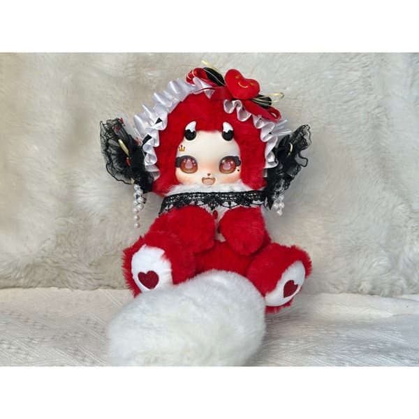 Tutulong Boboco 500％ ぬいぐるみ レッドハート猫