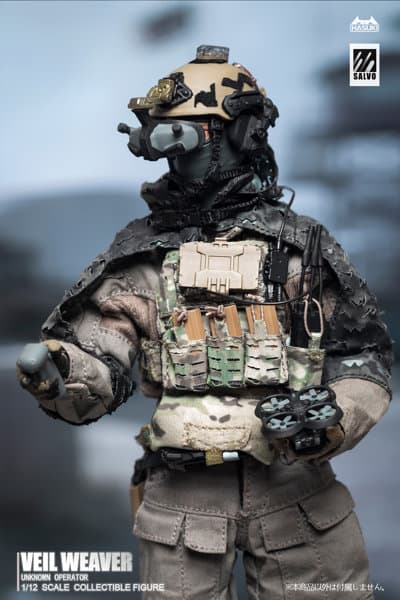 WM-07 偵察強化キット 1/12 アクションフィギュア用完成品オプションパーツ SALVOシリーズ