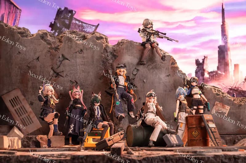 【BOX販売】NEO EDEN TOYS 黒鉄休止符シリーズ トレーディングドール（1BOX=8個入）