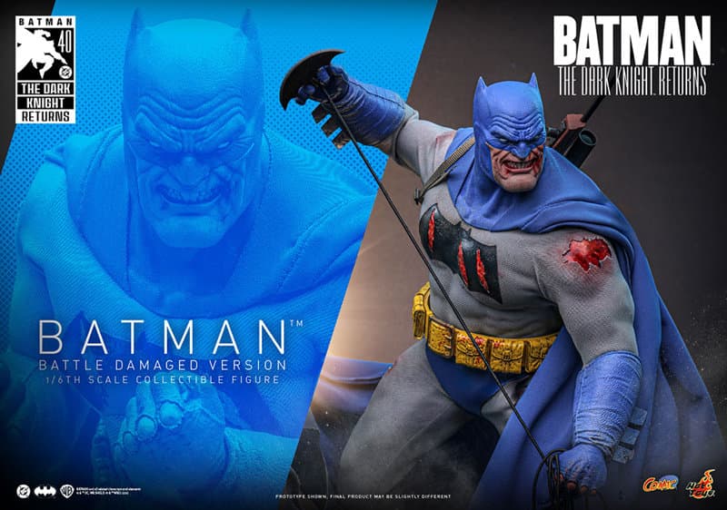 【コミック・マスターピース】 『バットマン:ダークナイト・リターンズ』1/6スケールフィギュア バットマン（バトルダメージ版）