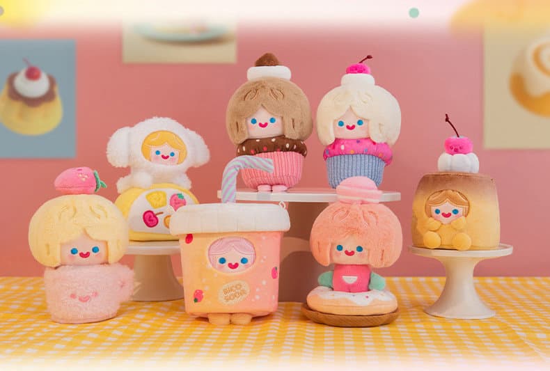 【BOX販売】FINDING UNICORN Everywhere CELL RiCO with ME HAPPY SWEETS（ハッピー・スイーツ）シリーズ トレーディングプラッシュ（1BOX=6個入）