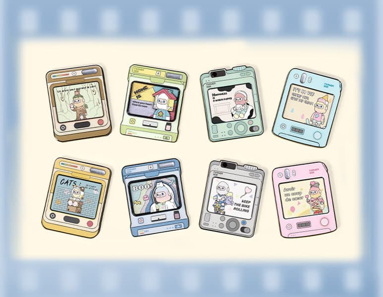 【BOX販売】FINDING UNICORN FARMER BOB フラッシュバックシリーズ トレーディングピンバッジ（1BOX=6個入）