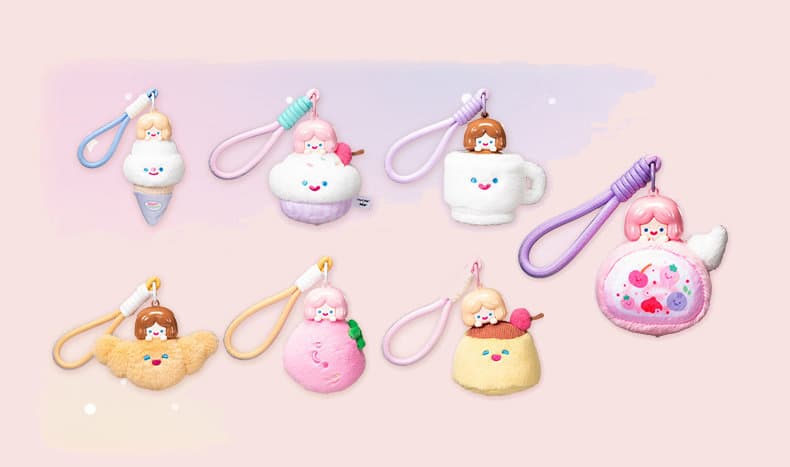 【BOX販売】FINDING UNICORN RiCO HAPPY DESSERT PARTY（ハッピー・デザート・パーティー）シリーズ トレーディングプラッシュ（1BOX=6個入）