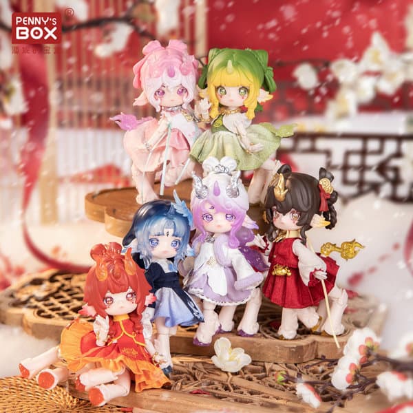 【BOX販売】ANTU（アンティーユ）:万霊図鑑BJDブラインドドール シリーズ（1BOX=6個入）