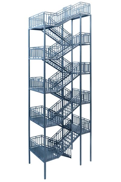 MMMトイズ 1/12スケール 多層非常階段