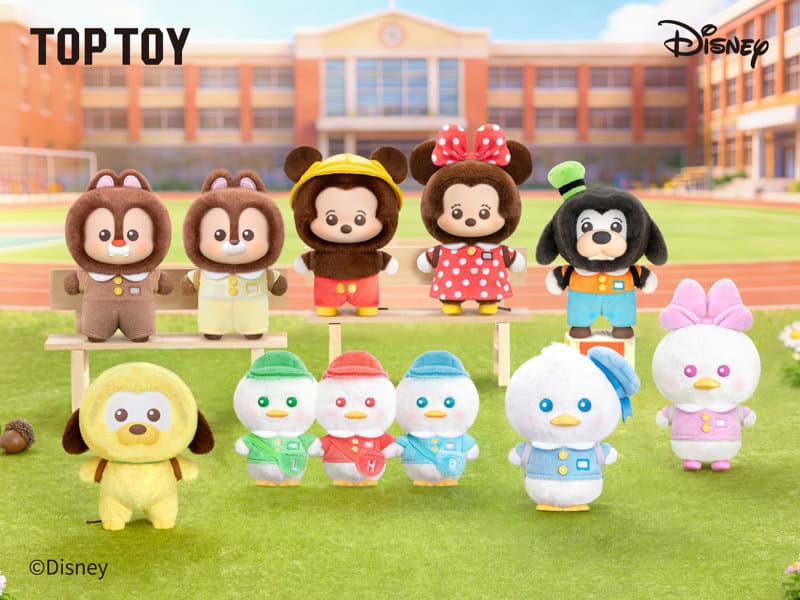 【BOX販売】ディズニーミッキー＆フレンズ ミニリュック風 ぬいぐるみマスコット（1BOX=8個入）