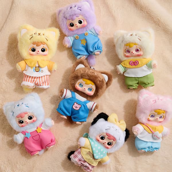 【BOX販売】MEI YI YOU ART TOY SAMUEL Happy Meow houseシリーズ トレーディングプラッシュ（1BOX=6個入）