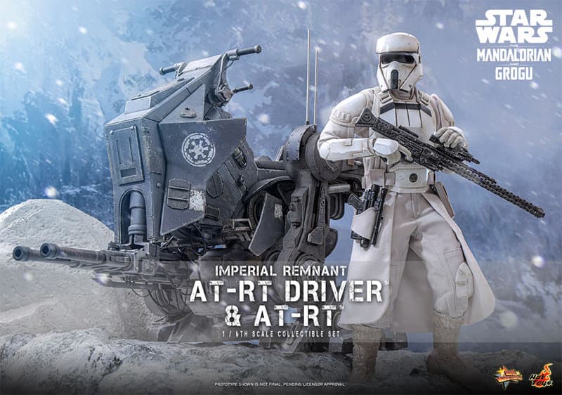 【ムービー・マスターピース】『スター・ウォーズ/マンダロリアン・アンド・グローグー』1/6スケールフィギュア インペリアル・レムナント AT-RTドライバー＆AT-RT