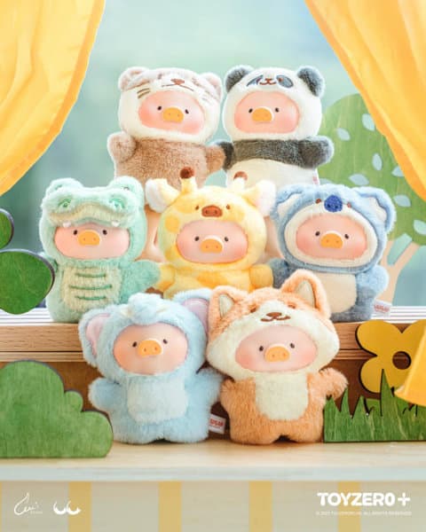 【BOX販売】LuLu the Piggy-ルル・ザ・ピギー アニマルパーティパペット キーチェーンシリーズ（1BOX=6個入）