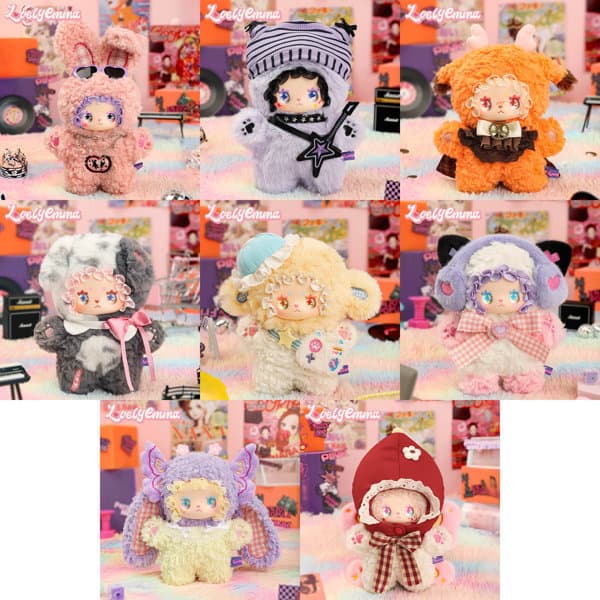 【BOX販売】YANCHUANG LOVELY EMMA PUNK ERAシリーズ トレーディングプラッシュ（1BOX=6個入）