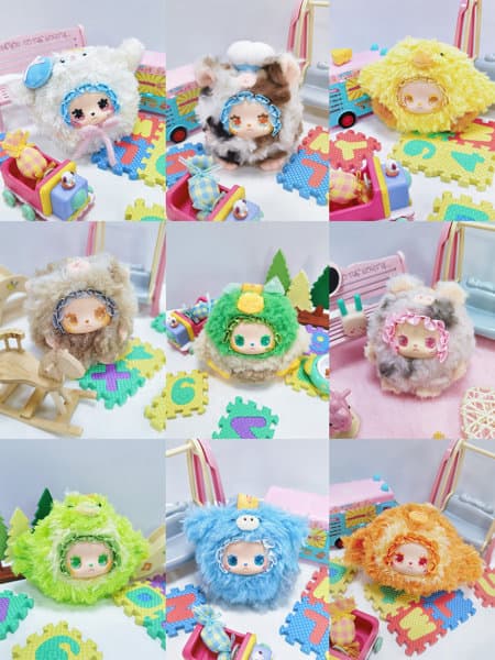 【BOX販売】YANCHUANG LOVELY EMMA もこもこ楽園シリーズ トレーディングプラッシュ（1BOX=8個入）
