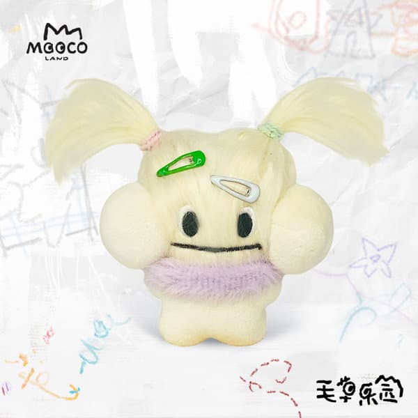 【BOX販売】iiaocao 捕まえた！ぐちゃぐちゃ草シリーズ ぬいぐるみチャームブラインドボックス（1BOX=8個入）