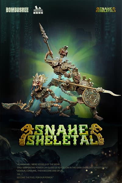 Yototoy SNAKE SKELETALシリーズ 1/12スケール 可動フィギュア3体セット