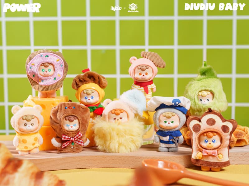 【BOX販売】WOOO DIU DIU BABY パワーベアシリーズ トレーディングフィギュア（1BOX=8個入）