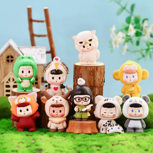 【BOX販売】035_WANG FAN MI TA 不二 希少動物シリーズ トレーディングフィギュア（1BOX=8個入）