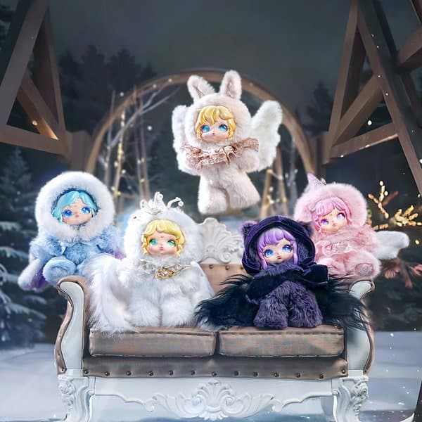 【BOX販売】Aria 雪跡のささやき ソフビ付きぬいぐるみ チャーム ブラインドボックス（1BOX=4個入）