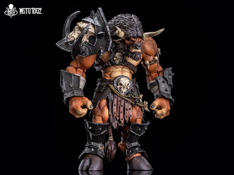 Mety toyz 冒険者の世界 Tauren Warrior 1/10スケール可動フィギュア